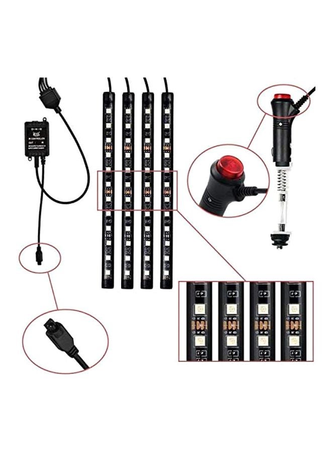 4-In-1 LED Interior Light With Remote Control