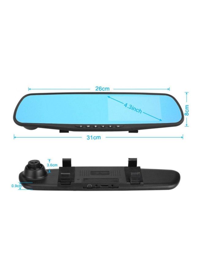 Toby's - Full HD Dual Lens Rear-View Mirror With Reverse Camera - Image 1