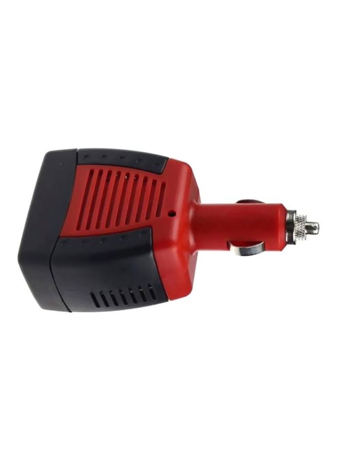 دي إل سي  شاحن هاتف للسيارة بمنفذ USB أسود/أحمر - Image 1