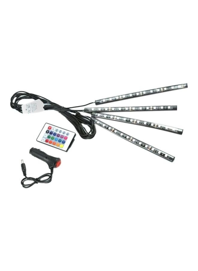 Toby's 4-Piece RGB LED Neon Strip Interior Remote Control Lamp - Image 1
