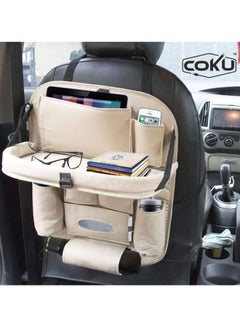 Rear Car Seat Hanging Storage With Foldable Table Tray - v1599747537/N40156031A_3