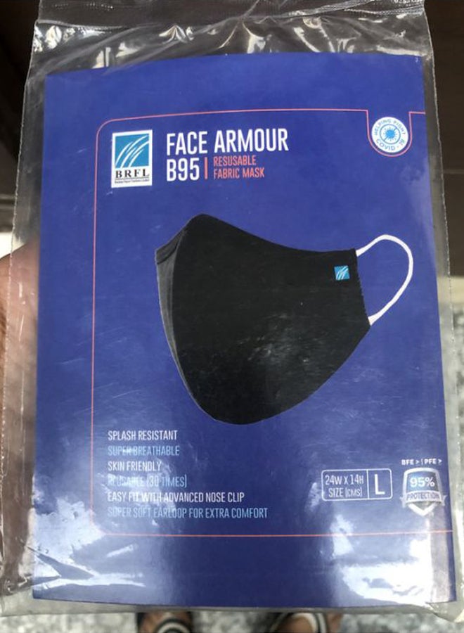 Face Armour B95 4-Layer Fabric Mask - Image 2