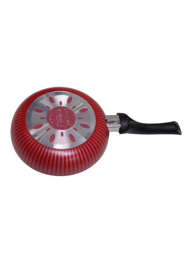 ديسيني مقلاة غير لاصقة أسود/ أحمر/ فضي 32سم - Image 2