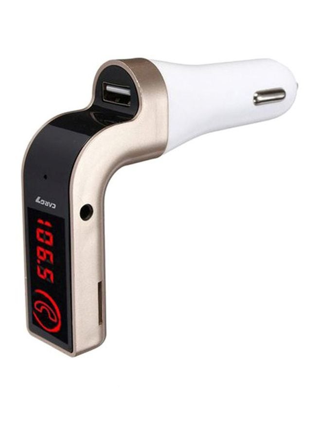 كار جي 7 جهاز إرسال إف إم مزود ببلوتوث وشاحن USB - Image 2