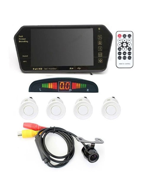 HD Rearview Mirror Monitor With Camera And Sensors