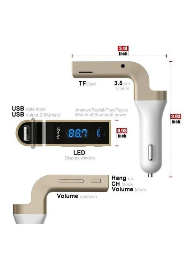 كار جي 7 مشغل موسيقى Mp3 وجهاز إرسال FM يعمل بتقنية البلوتوث - Image 3