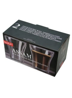 bodum 2-Piece Elegant Glass Set Clear 86x86x99mm  - Image 4