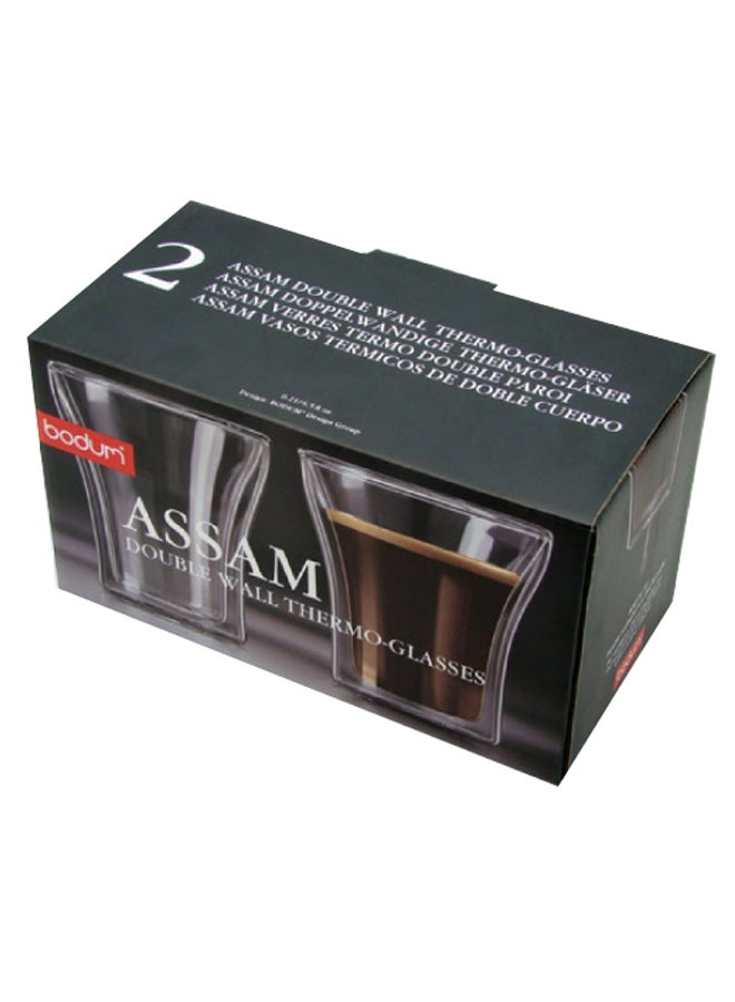 bodum 2-Piece Elegant Glass Set Clear 86x86x99mm - Image 4