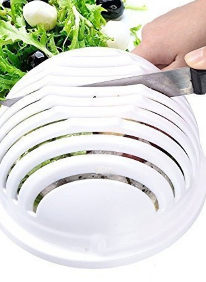 كول بيبي وعاء تقطيع السلطة أبيض 22.5 x 10سم - Image 2
