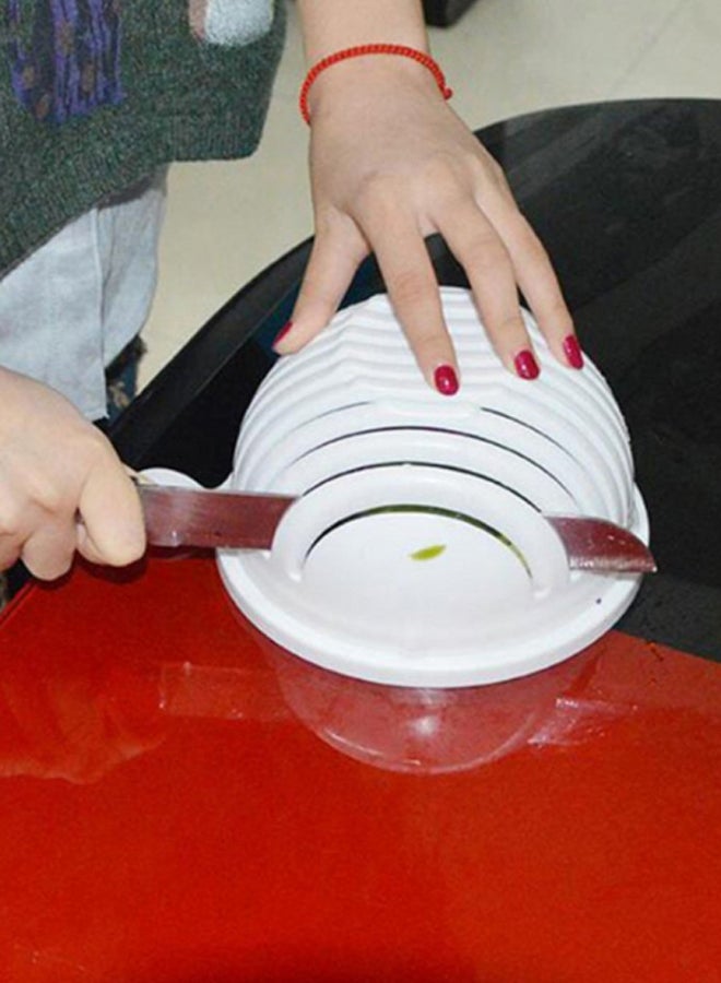 كول بيبي وعاء تقطيع السلطة أبيض 22.5 x 10سم - Image 4