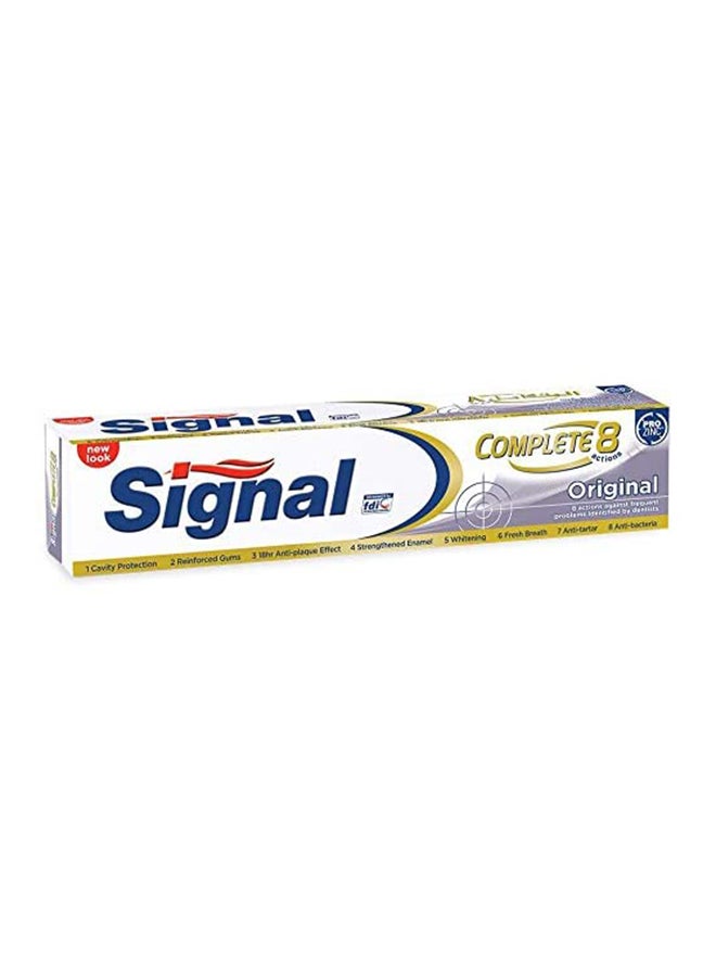 Signal - Complete 8 Actions Original Toothpaste White 100ml - Image 1