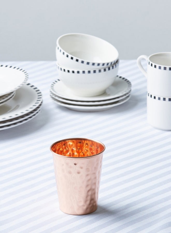 هوم بوكس كوب نحاسي بلمسة نهائية مطروقة بني - Image 2