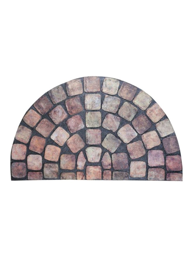 homes r us Masterpiece Medieval Stone Design Doormat Multicolour 55 x 90cm