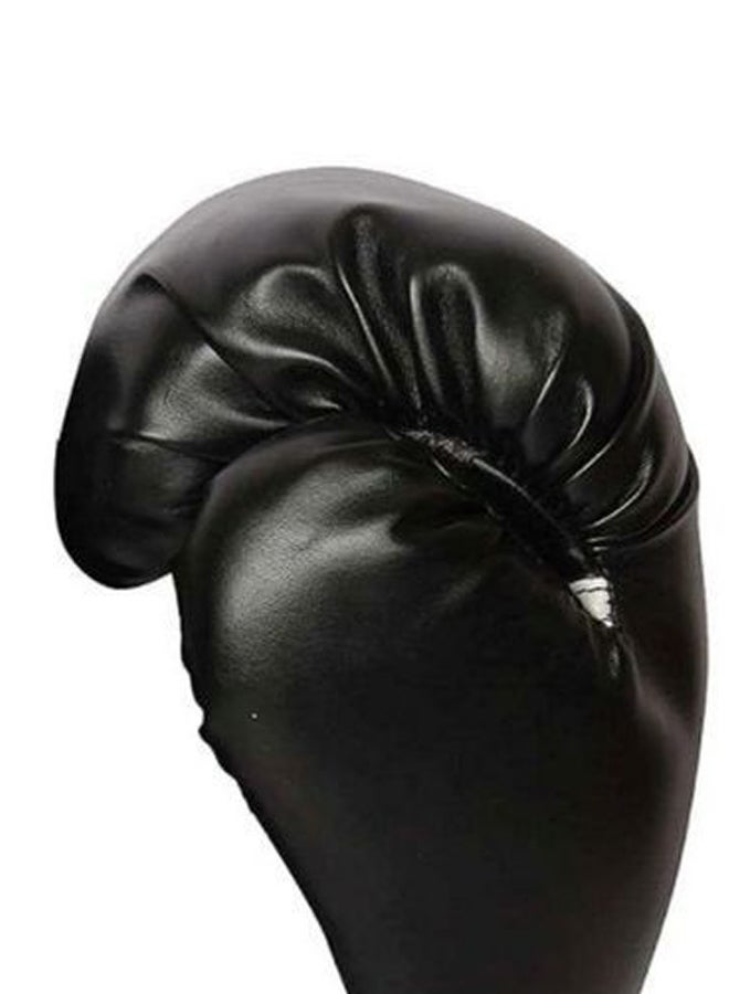 Pair Of Full Finger Professional Boxing Gloves Black/White 550grams 550grams - v1599802663/N15039689A_4