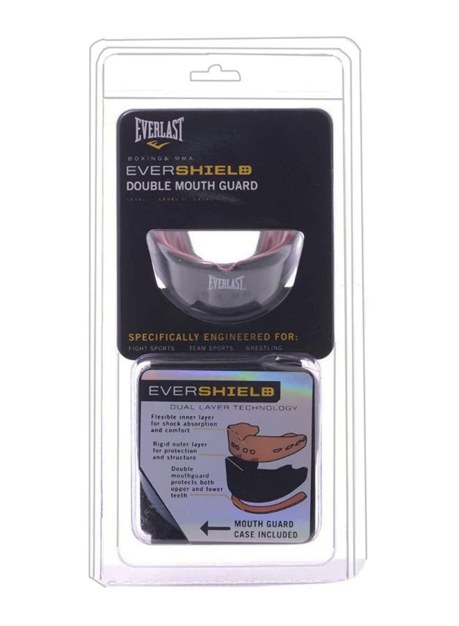 EVERLAST Evershield Double Mouth Guard Black/Red  - Image 2