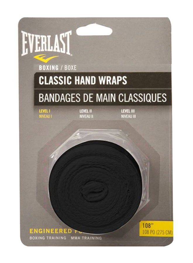 Level 1 Boxing Hand Wrap Black 180inch - v1599802671/N16241900A_3