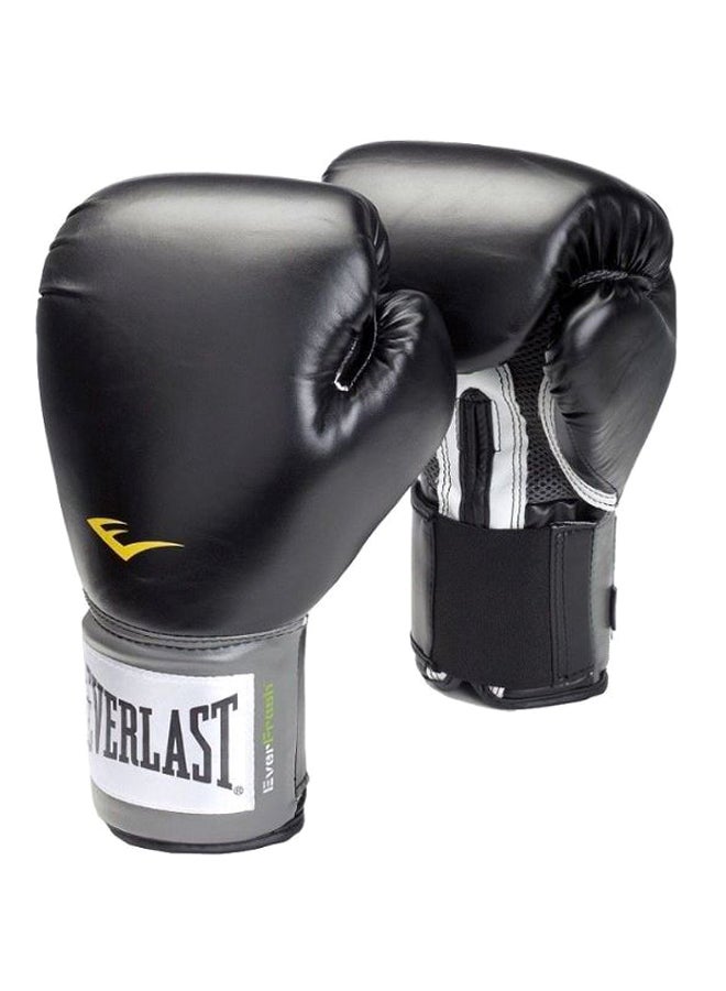 EVERLAST Pair Of Pro Style Boxing Gloves Black/Grey/White 33 x 20cm - Image 1