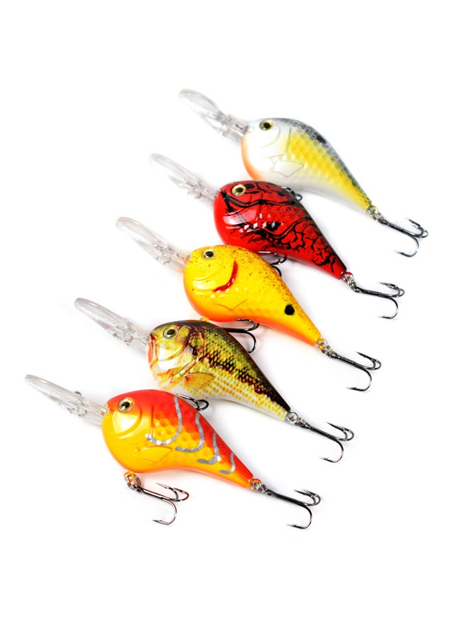 LIXADA 5-Piece Mini Bionic Fishing Bait Set 5x3.5inch  - Image 5