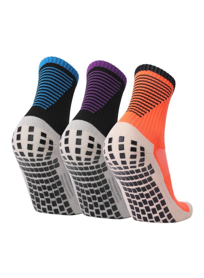 Pair Of 3 Anti Slip Soccer Socks 26x4x17cm - v1599803888/N40210214A_1