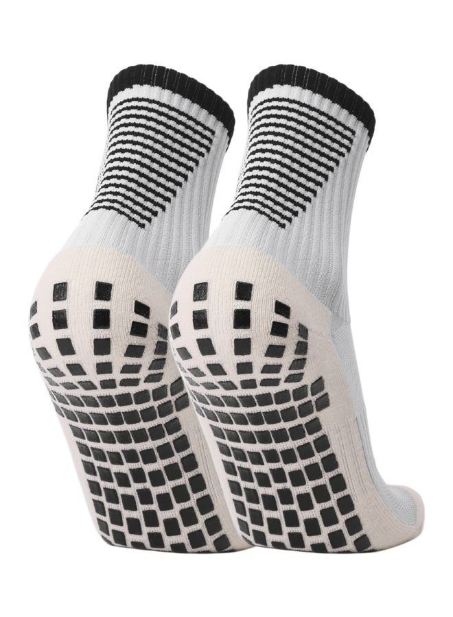 Pair Of 3 Anti Slip Soccer Socks 26x4x17cm 26x4x17cm