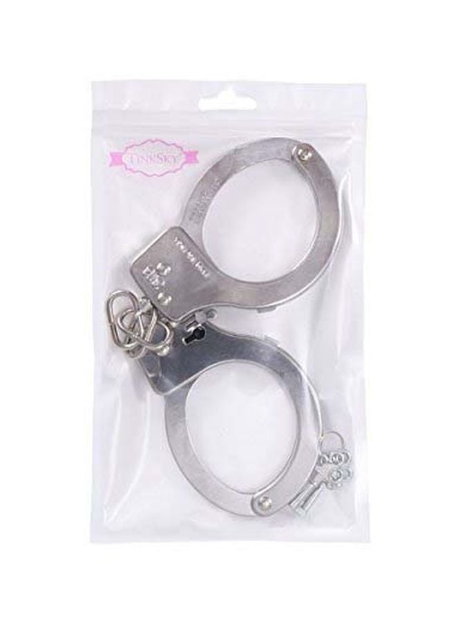 Tinksky - Steel Handcuffs With Key 27x9x5.5cm - Image 1