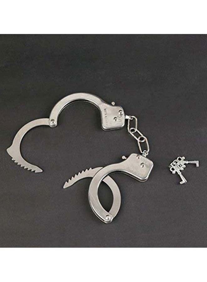 Tinksky - Steel Handcuffs With Key 27x9x5.5cm - Image 1