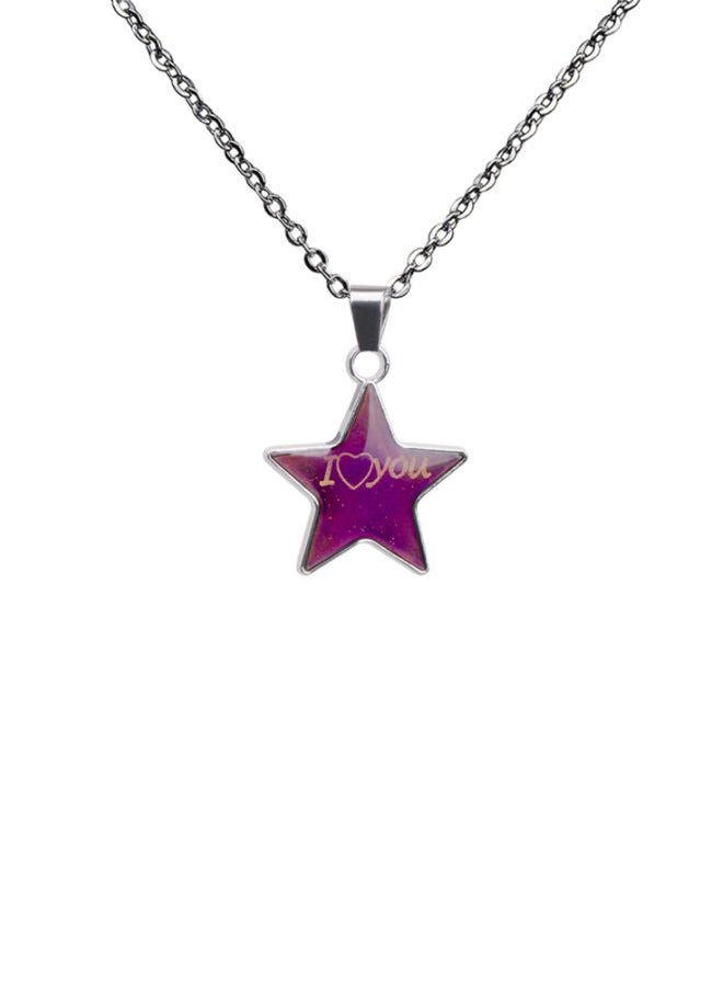 بيوينتي قلادة دلاية مُتغيرة اللون بتصميم نجمة - Image 1