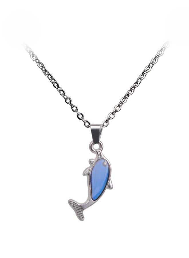 Beauenty - Dolphin Design Colour Changing Pendant Necklace - Image 1