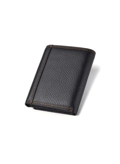 Beauenty Splicing Leather Men's Wallet Black  - Image 2