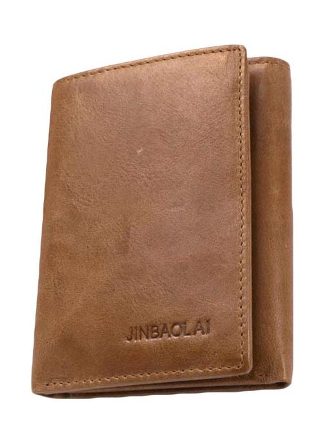 Beauenty Bi-Fold Leather Wallet Light coffee  - Image 1