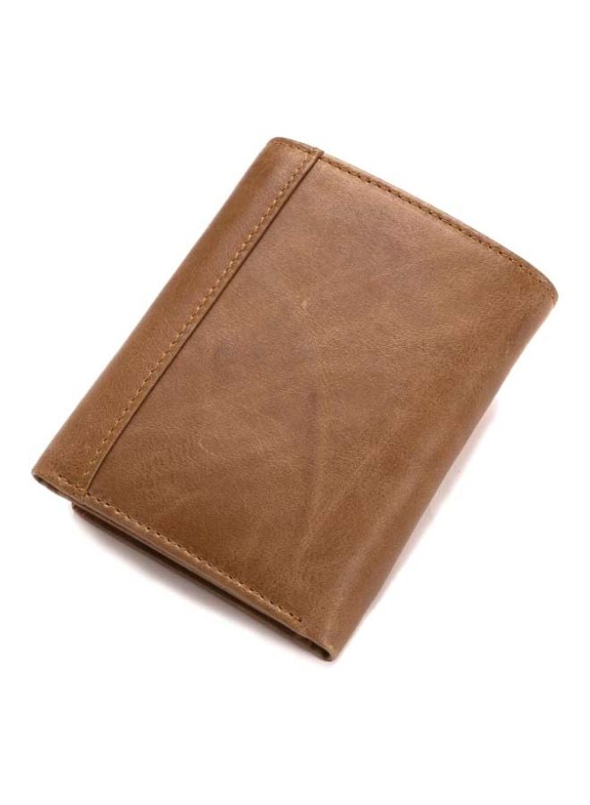 Beauenty Bi-Fold Leather Wallet Light coffee  - Image 2