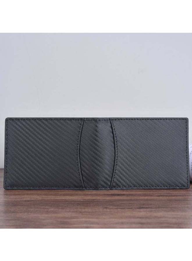 بيوينتي محفظة من ألياف الكربون المقاومة للمجالات المغناطيسية مزودة بمشبك للرجال أسود - Image 3