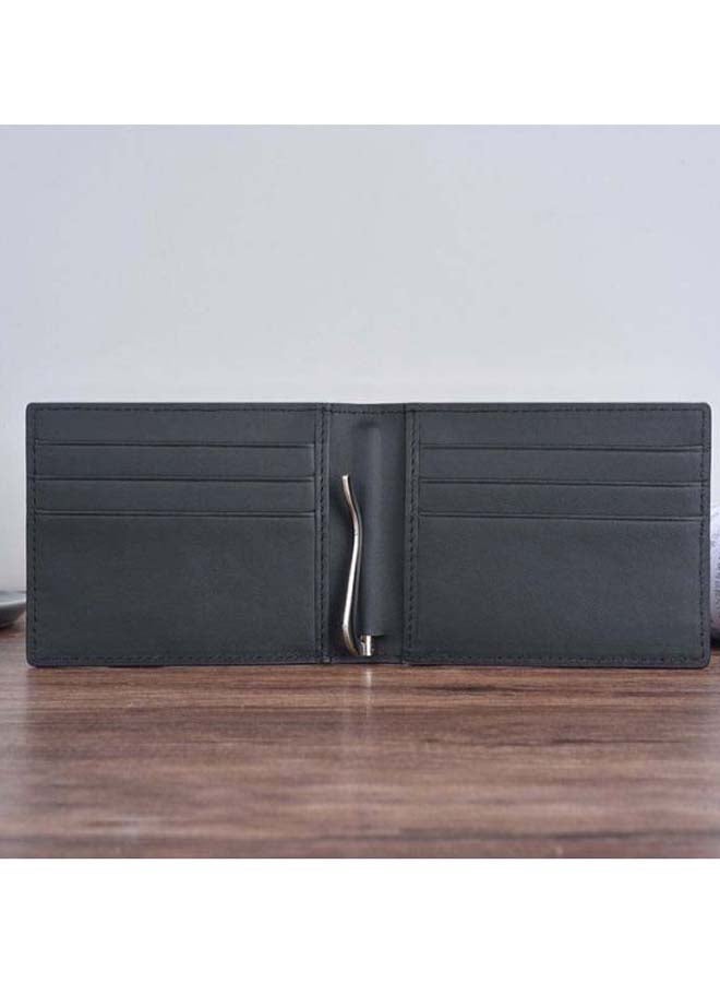 بيوينتي محفظة من ألياف الكربون المقاومة للمجالات المغناطيسية مزودة بمشبك للرجال أسود - Image 4