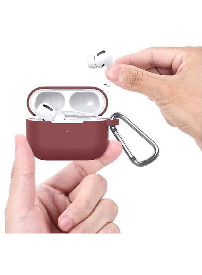 مارجون غطاء سيليكون مع مشبك لسماعة أبل آيربودز برو هايبيسكس - Image 3