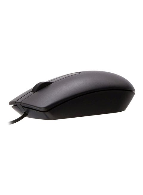 MS116 USB Wired Optical Mouse Black