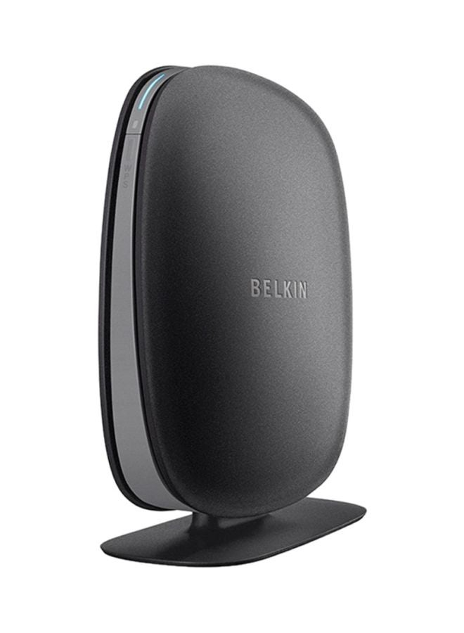 belkin - Surf N300 Wireless N Router Black/Grey - Image 1
