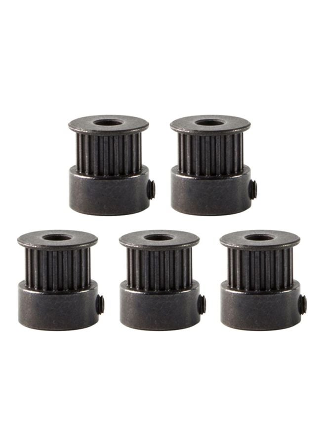 Creality 3D 5-Piece 3D Timing Gear Synchronous Wheel Kit Accessories Set Black  - Image 1
