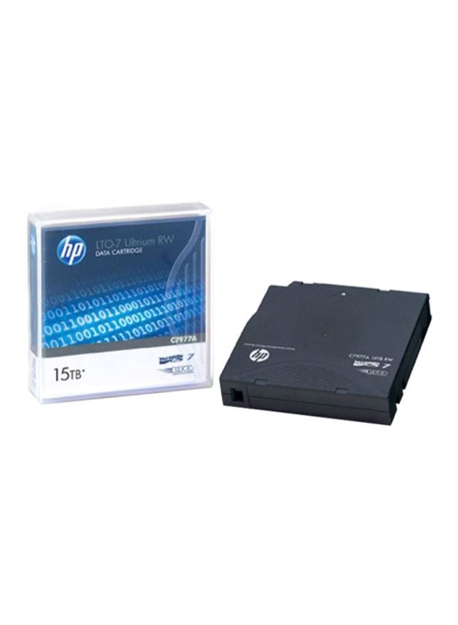 HP - LTO-7 Ultrium RW Data Cartridge Black - Image 1