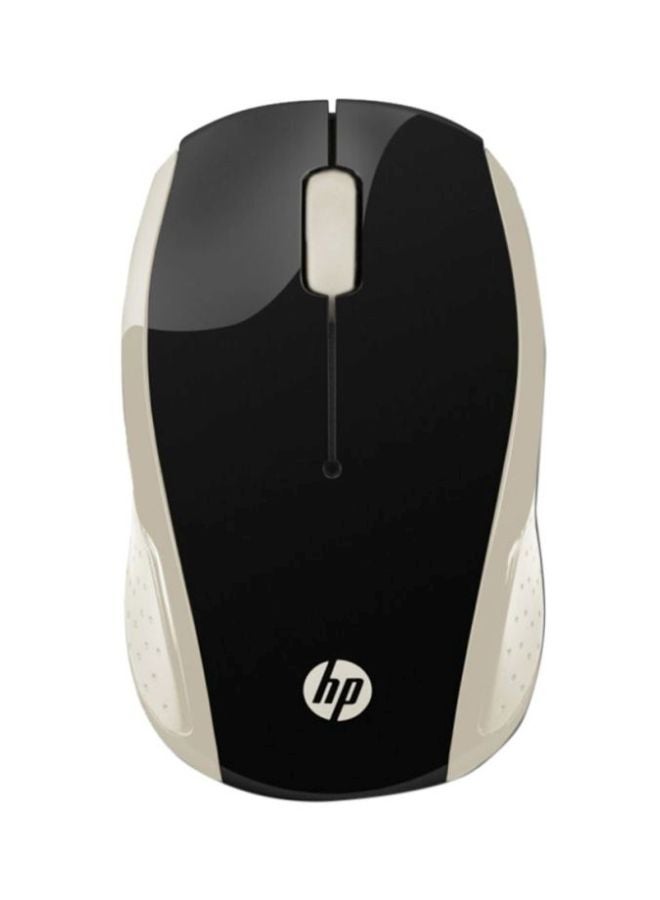 HP 200 Wireless Mouse Silk Gold/Black  - Image 1