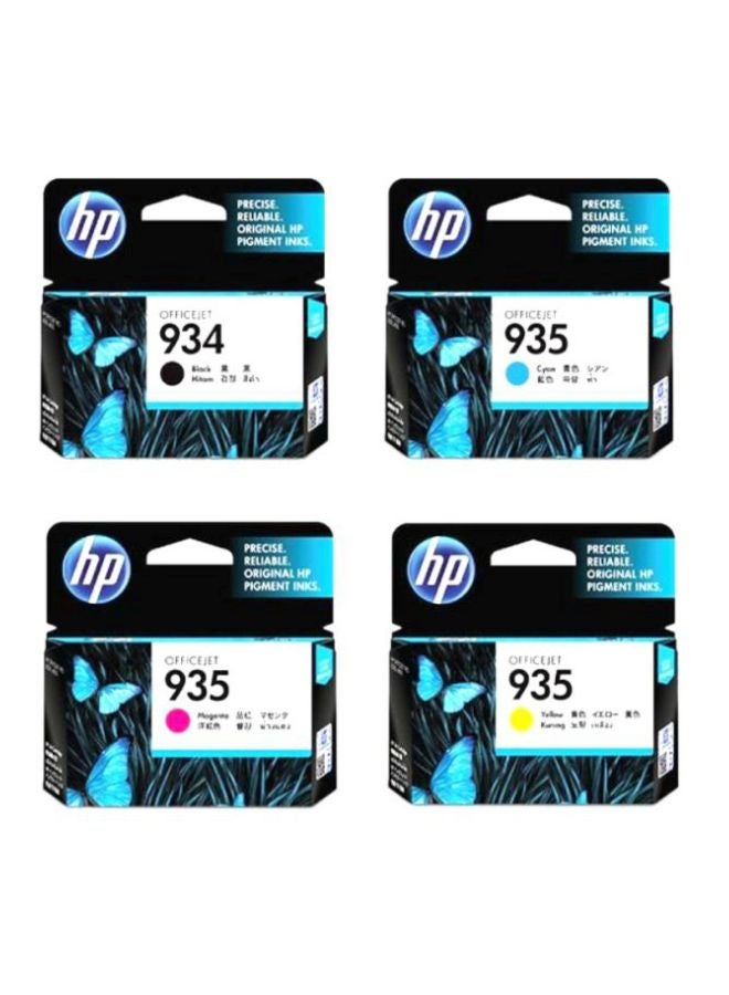 HP Set Of 4 Original Ink Cartridge Multicolour