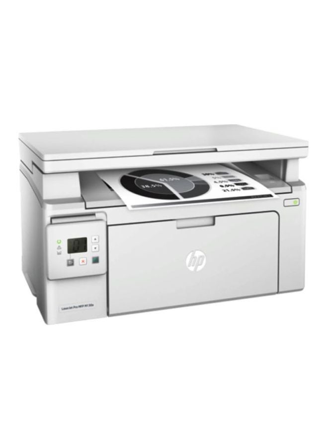 HP - LaserJet Pro MFP M130A Printer With Print/Scan/Copy Function White - Image 1