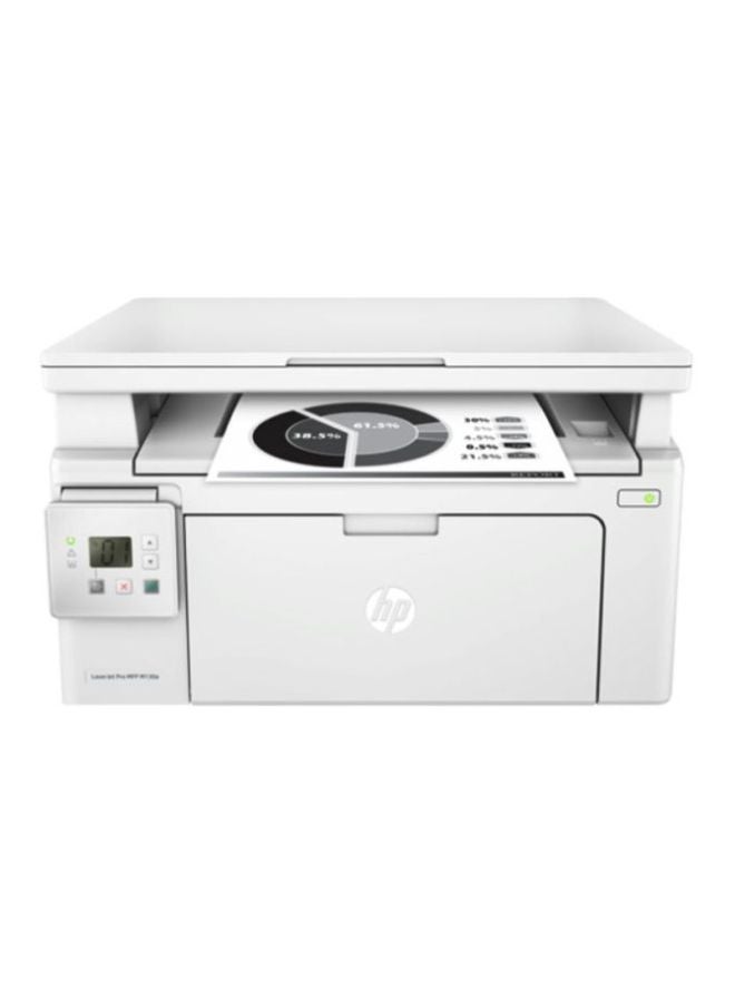 HP - LaserJet Pro MFP M130A Printer With Print/Scan/Copy Function White - Image 1