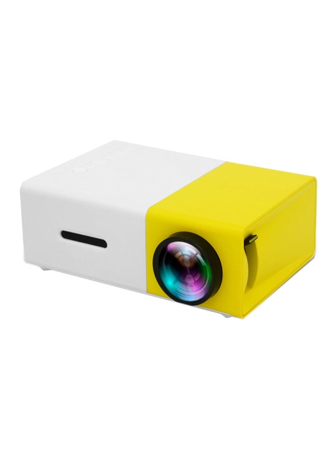 Aibecy Mini Remote Control LED Projector Yellow  - Image 1