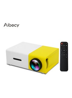 Aibecy Mini Remote Control LED Projector Yellow  - Image 3