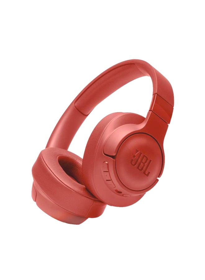 JBL Tune Wireless Over-Ear ANC Headphones With Mic Coral Red - Image 1