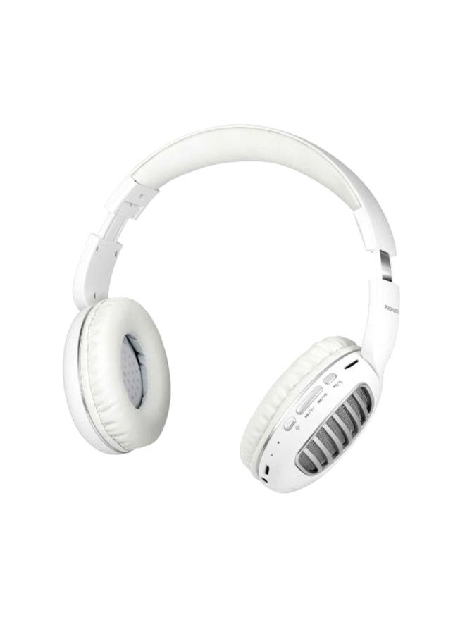 PROMATE Concord Dynamic HD Wireless Over-Ear Stereo Headset White  - Image 1