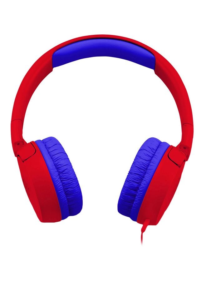 JBL Wired Over-Ear Kids Headphones Red/Blue  - Image 1