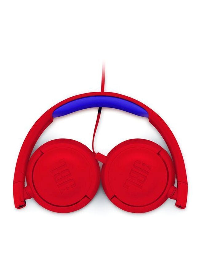 JBL Wired Over-Ear Kids Headphones Red/Blue  - Image 5