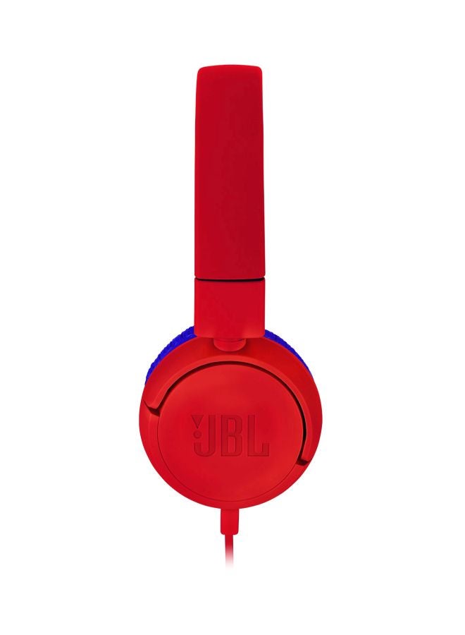 JBL Wired Over-Ear Kids Headphones Red/Blue  - Image 3