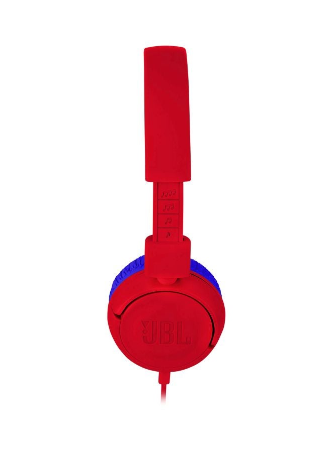 JBL Wired Over-Ear Kids Headphones Red/Blue  - Image 4